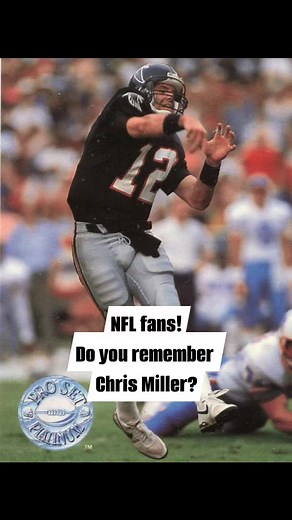 NFL, fans! Do you remember quarterback Chris Miller? He spent 10 years in the NFL playing for The Atlanta Falcons, Los Angeles / St. Louis Rams and The Denver Broncos. Don't forget to follow Historical Sports Goon for more retro sports-related content #nfl #nflfootball #reels | Historical Sports Goon