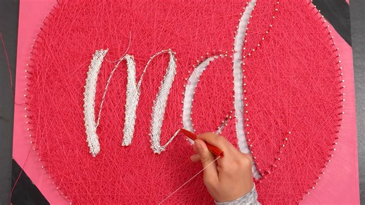 Colorful string art ideas to decorate