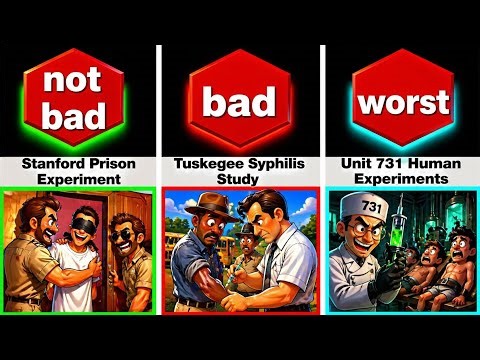 Ranking the Worst Scientific Experiments in History 😨 (Top 18 Darkest Experiments)