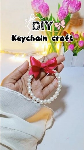 DIY Key Chain Making Idea | Easy & Cute Handmade Keychain |#diykeychain #shorts#artandcraft