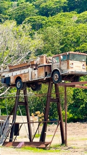 🚒 Bruh… WHY Is This Fire Truck Up in the AIR?! Only in Ajijic 😂