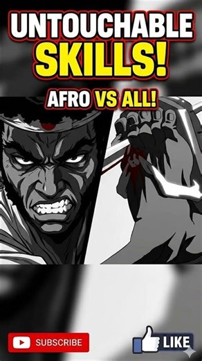 Is Afro the coolest protagonist? 🗡️❄️ [Afro Samurai] #shorts #classicanime