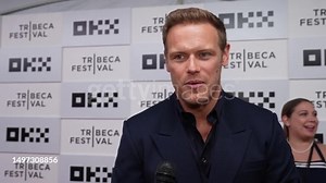 20K views · 2K reactions | Sam Heughan speaks about what fans can expect from this upcoming season, anything he can share about the season and his character, why it’s great to have this season premiering at the Tribeca Festival at the "Outlander" Premiere | Outlander America | Facebook