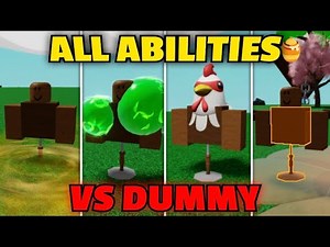 All Glove ABILITIES VS The TEST DUMMY! (Part 1) | Slap Battles