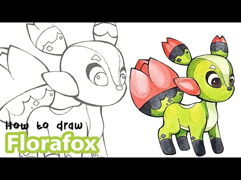 How to draw Florafox | Prodigy Math