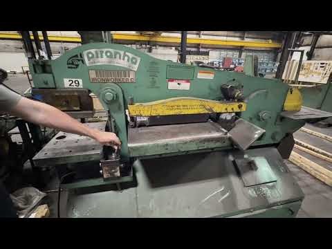 Used Piranha P90 Ironworker for Sale