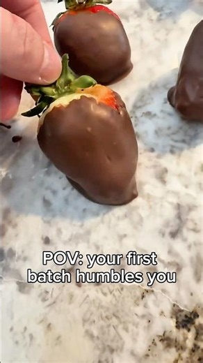 First Time Making Chocolate Strawberries 😭