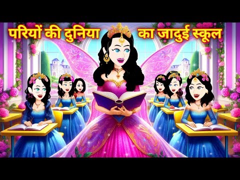 परियों की दुनिया का जादुई स्कूल 🧚‍♀️ | Fairy School Story in Hindi | Jadui Kahani | Bedtime Story