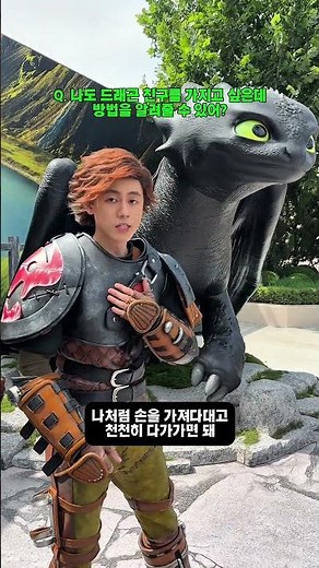 히컵이 알려주는 드래곤 길들이는 방법 👀 #httyd #howtotrainyourdragon #드래곤길들이기 #universalstudios #유니버셜스튜디오