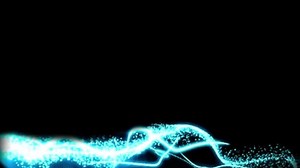 Blue Electric Energy Wave Animation Background