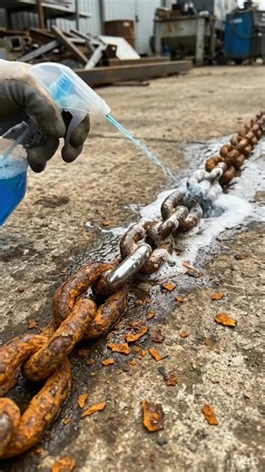 100 year's of Rust Gone in Second 😳 | Rust Removing | Satisfying asmr | #shorts