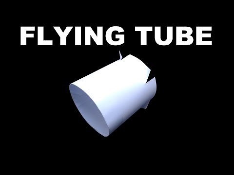 How to Make The Nigahiga Flying Tube, flying ring, vortex flyer