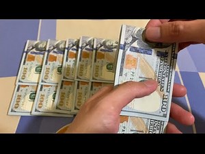 (ASMR) simple money counting for relaxation 😊