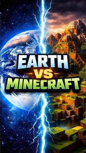 is minecraft bigger than Earth? 😳 #minecraft #minecraftfacts