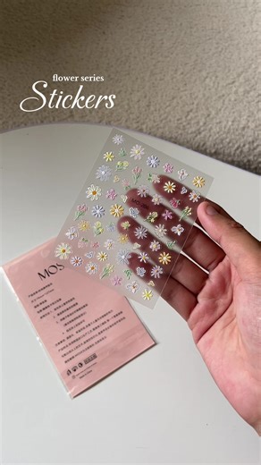 spring flower stickers💫🌻 #nailartstickers #flowerstickers #waterproofstickers