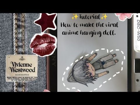 DIY NO. -1🌱 Easy DIY viral anime hanging doll. 🌿STEP-BY-STEP.🌿