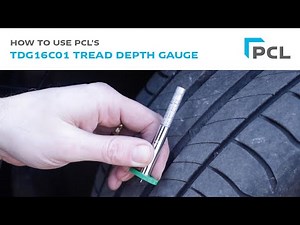 How to use PCL's TDG16C01 Tyre Tread Depth Gauge
