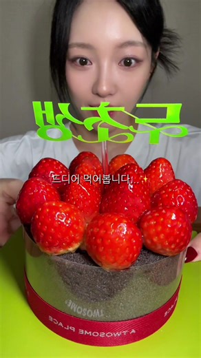 투썸 두초생 케이크 먹방 체험