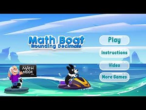 Math Boat Rounding Decimals Math Game Overview