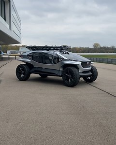 298K views · 7.4K reactions | The Audi AI:TRAIL comes with drones that light up the path in front of you!! | Supercar Blondie | Facebook