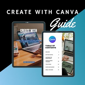 Guide de création avec Canvas | Comment utiliser Canvas | L'essentiel de Canva | Cours accéléré Canva | Droits principaux de revente | fait pour vous | Apprendre Canva | RMP DPP - Etsy France