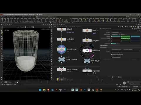 Houdini MPM Cream sim. (Tutorial)