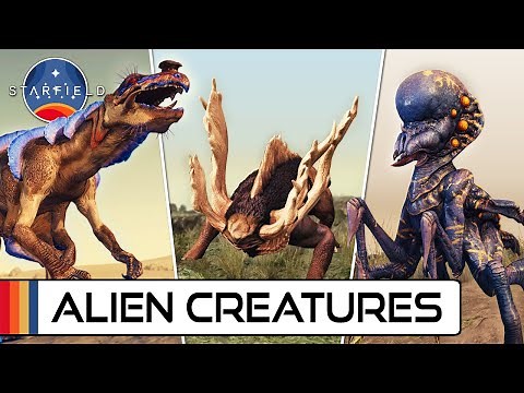 All Starfield Aliens in Olympus + Tau Ceti || Creatures & Fauna Guide