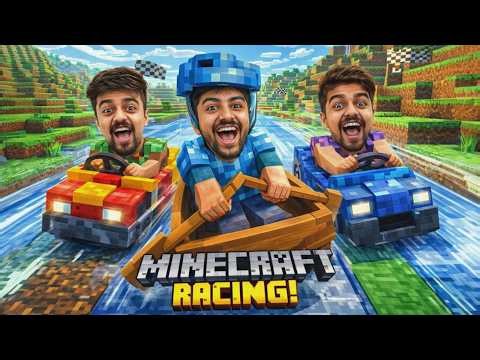Who Will Win?! 🏁 Ultimate Minecraft Racing Challenge!