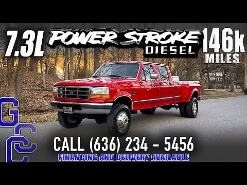 7.3 Powerstroke Diesel For Sale: 1995 Ford F-350 4x4 OBS Dually With Only 146k Miles