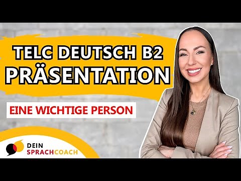 ✅telc Deutsch B2 bestehen ❗️PRÄSENTATION❗️ (Mündliche Prüfung Deutsch B2 Teil 1| B2-Prüfung)