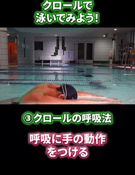これを見ればクロールで泳げるようになる！ クロールで泳いでみよう 🏊‍♂ #swimming #スイミングスクール #クロール #エルスポーツ エルスポーツでは、スイミングスクールの入室生を募集中！ 2歳3ヶ月〜高校生を対象とした「キッズスイミング」、 大学生・18歳以上を対象とした「大人スイミング」を開講中。 ベビーからシニア、初心者から競技水泳を目指す方まで、 それぞれのニーズにあわせて楽しく丁寧に指導しています！