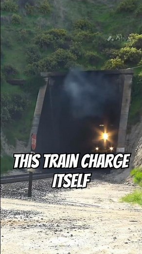 This Train Charges itself. With Gravity?#technology#innovation#greenenergy#zerocarbon