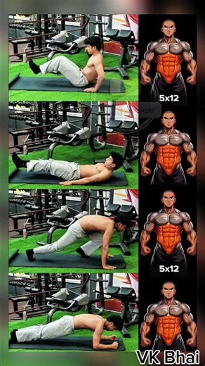 Home Abs Killer Workout 💪 Sirf 15 Min Me Solid Core!#shortsfeed #ytshorts #tranding #challenge