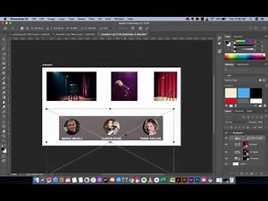 Photoshop CC 2019 - How to use the Frame Tool to make Photo Collages
