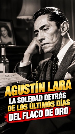 😱 Agustín Lara: la soledad detrás de los últimos días del Flaco de Oro