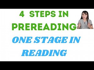 Steps in prereading activities: One Stage in Reading