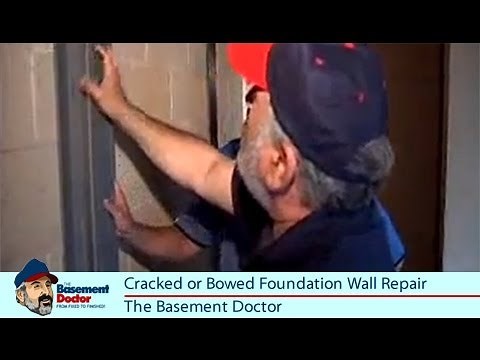 Cracked Foundation Repair | Bowed Basement Wall Bracing | I Beam | Basement Doctor Columbus OH