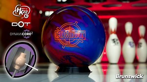 Brunswick introduces a bold new direction in Pro Performance with the launch of Combat—a four-color pearl stunner built for strategic domination, not brute force. Combat is the first to feature our new Alpha Premier coverstock, an evolution of HK22C that delivers a clean motion through the front with a defined move downlane. Wrapped around the brand new Rampart core, this shiny asymmetric brings a higher RG and lower differential than any recent Brunswick Pro Performance release, resulting in a 
