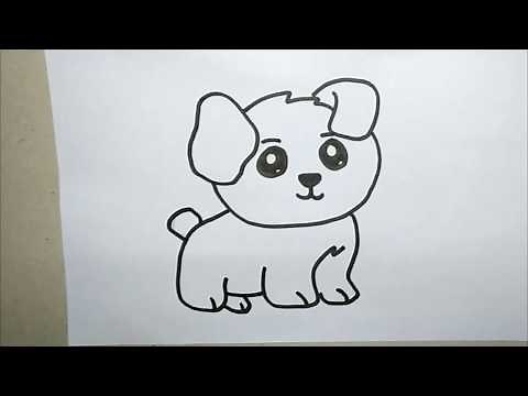 hướng dẫn Vẽ con chó con đáng yêu - How to draw a Puppy