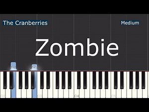 The Cranberries - Zombie Piano Tutorial | Medium