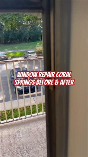 Pro home Window Repair Before And After #coralspringsfl #windowrepair