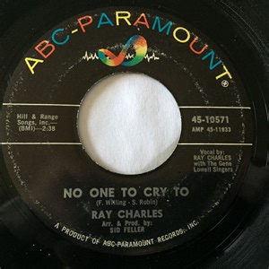 Ray Charles - No One To Cry To / A Tear Fell