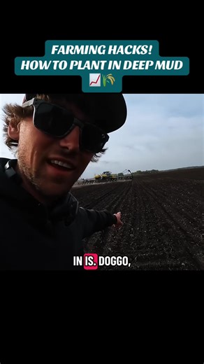 FARMING HACKS! HOW TO PLANT IN DEEP MUD 📈🌾 #tips #agriculture #planting #tech #farmer