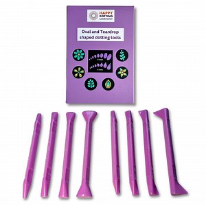 Oval and Teardrop Dotting Tools - 8pc Double Ended Set - Etsy