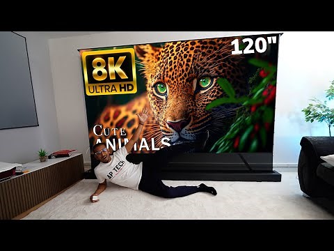 Best Home Theatre - 120" ALR Floor Rising Screen from Nothing Projector