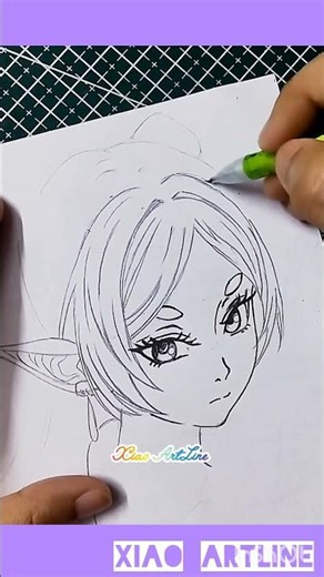 Frieren: Beyond Journey's End - Fan Art Drawing Tutorial #frieren #fanart #animeart #illustration