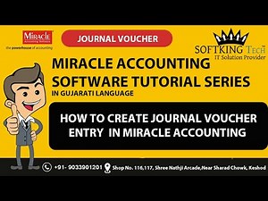 How to Create Journal Voucher Entry In Miracle Accounting