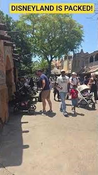 Disneyland Crowd Level Is Crazy! #fun #crowd #family #news #live #love #update