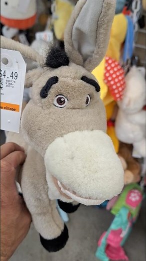 Vtg Shrek Donkey plush plushy collectible toy item #goldhunter137