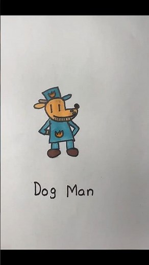 Draw DOG MAN in 5 Minutes with This Easy Trick!